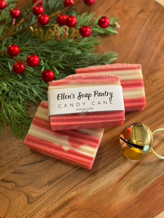 Candy Cane Soap