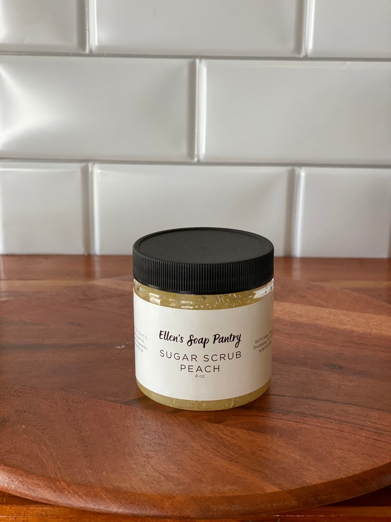 Peach Sugar Scrub 4oz