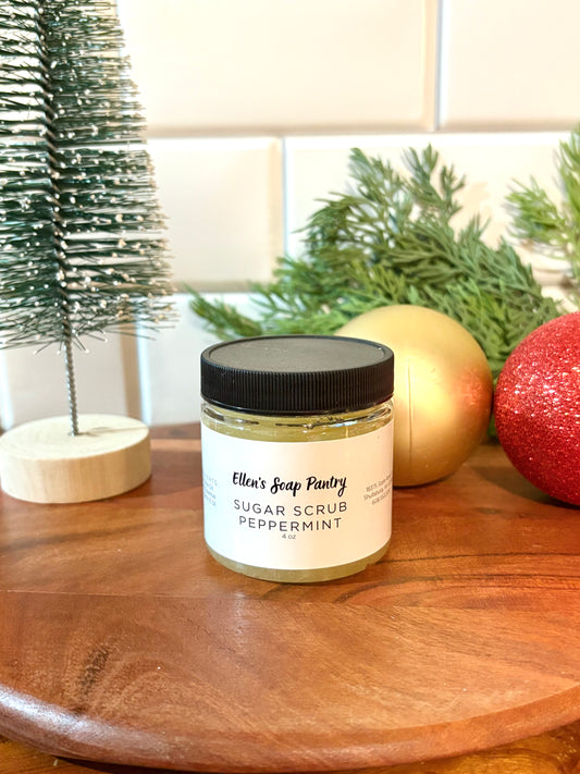 Peppermint Sugar Scrub 4oz